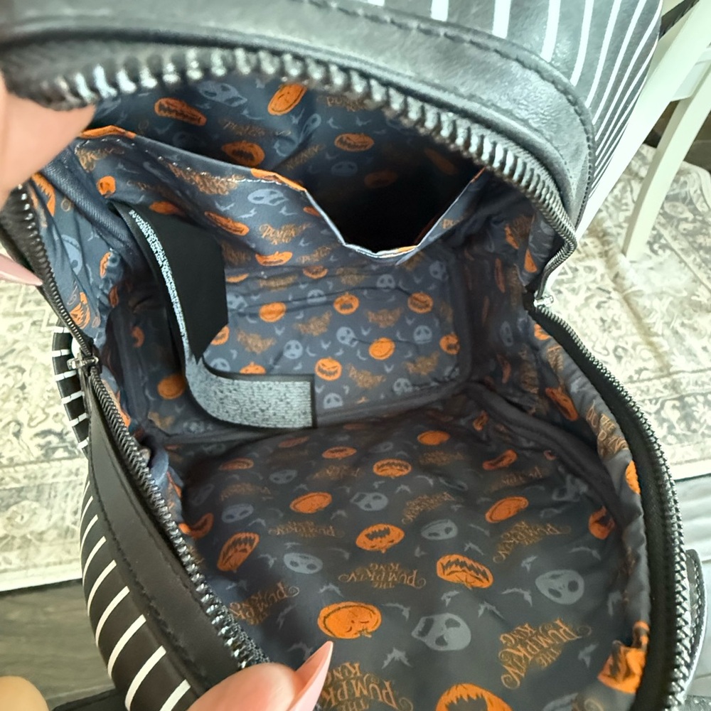 Loungefly Jack Skellington Backpack NWOT - Picture 3 of 5